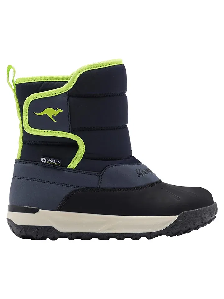 Зимние ботинки K-NB Koze Kangaroos темно-синие/зеленые