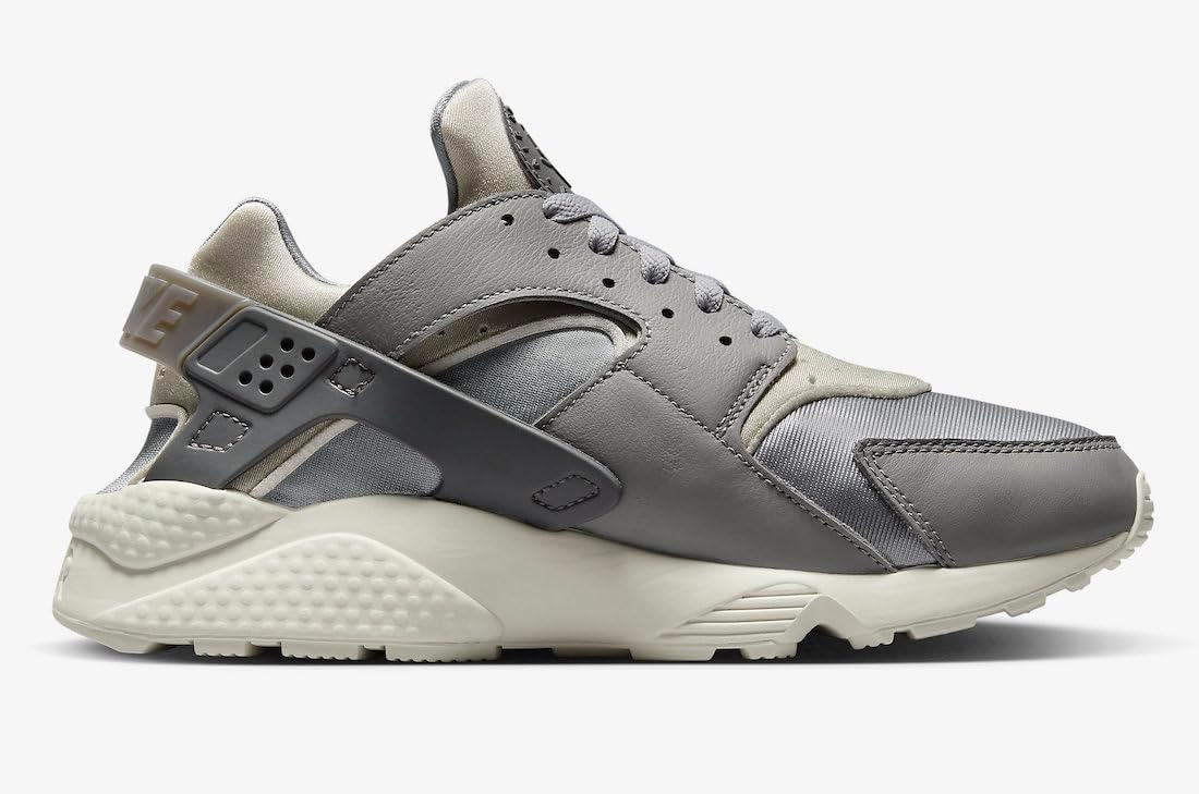 Мужские кроссовки NIKE Air Huarache, Light Smoke Grey Flat Pewter Light Iron Ore Iron Grey — фото 3