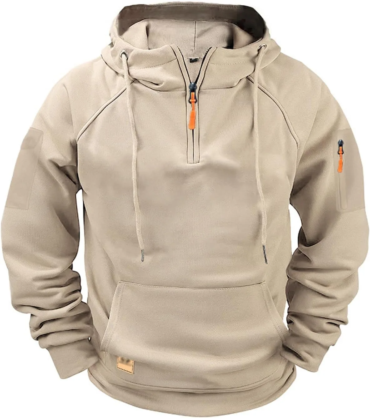 

Толстовка с капюшоном Fleece для мужчин, Quarter Zip, с карманами XDFVC