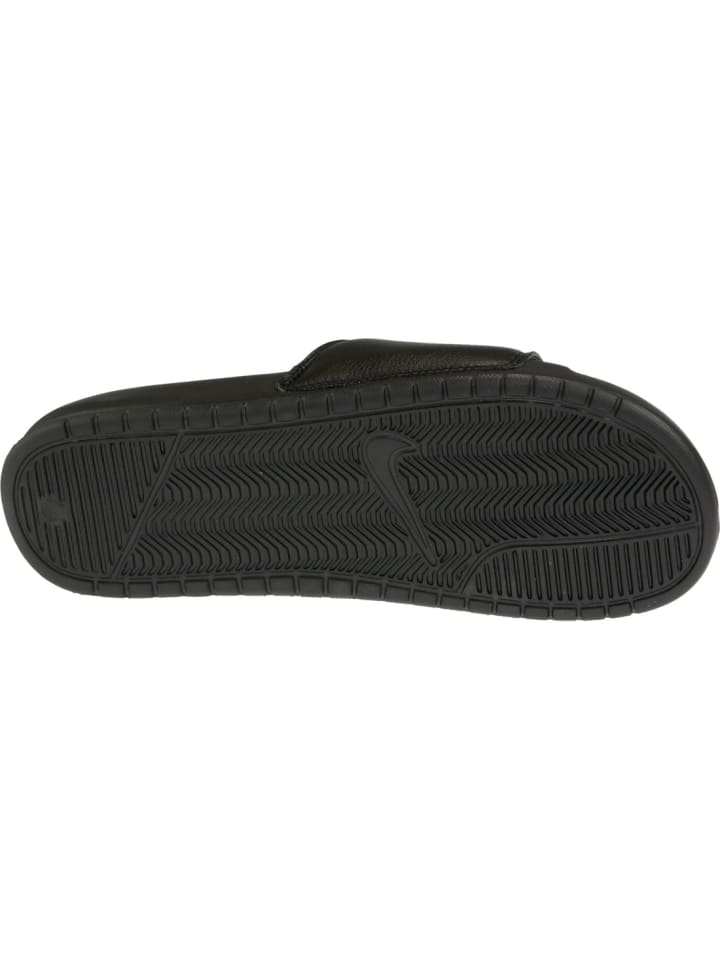 Кроссовки Nike Benassi JDI черного цвета — фото 4