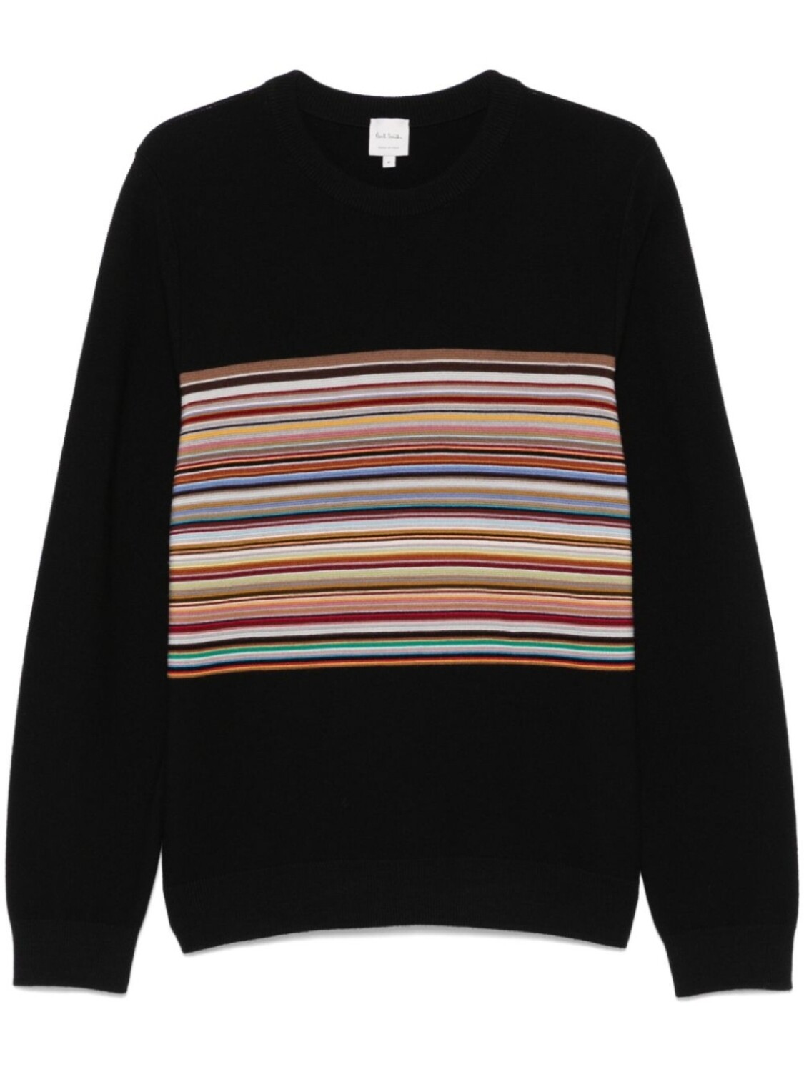 

Paul Smith свитер в полоску Artist Stripe, черный