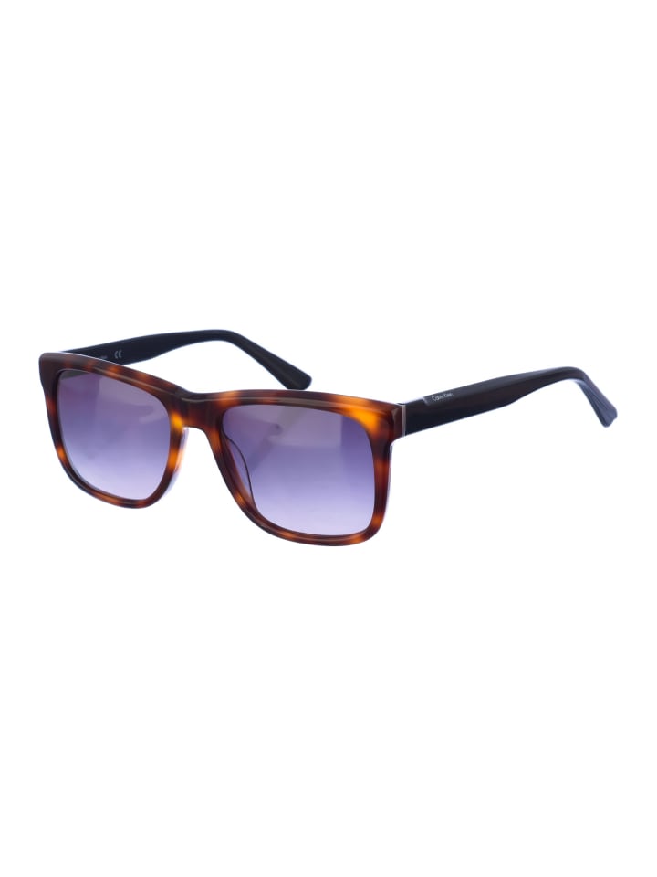 

Солнцезащитные очки Calvin Klein Sunglasses, коричневый