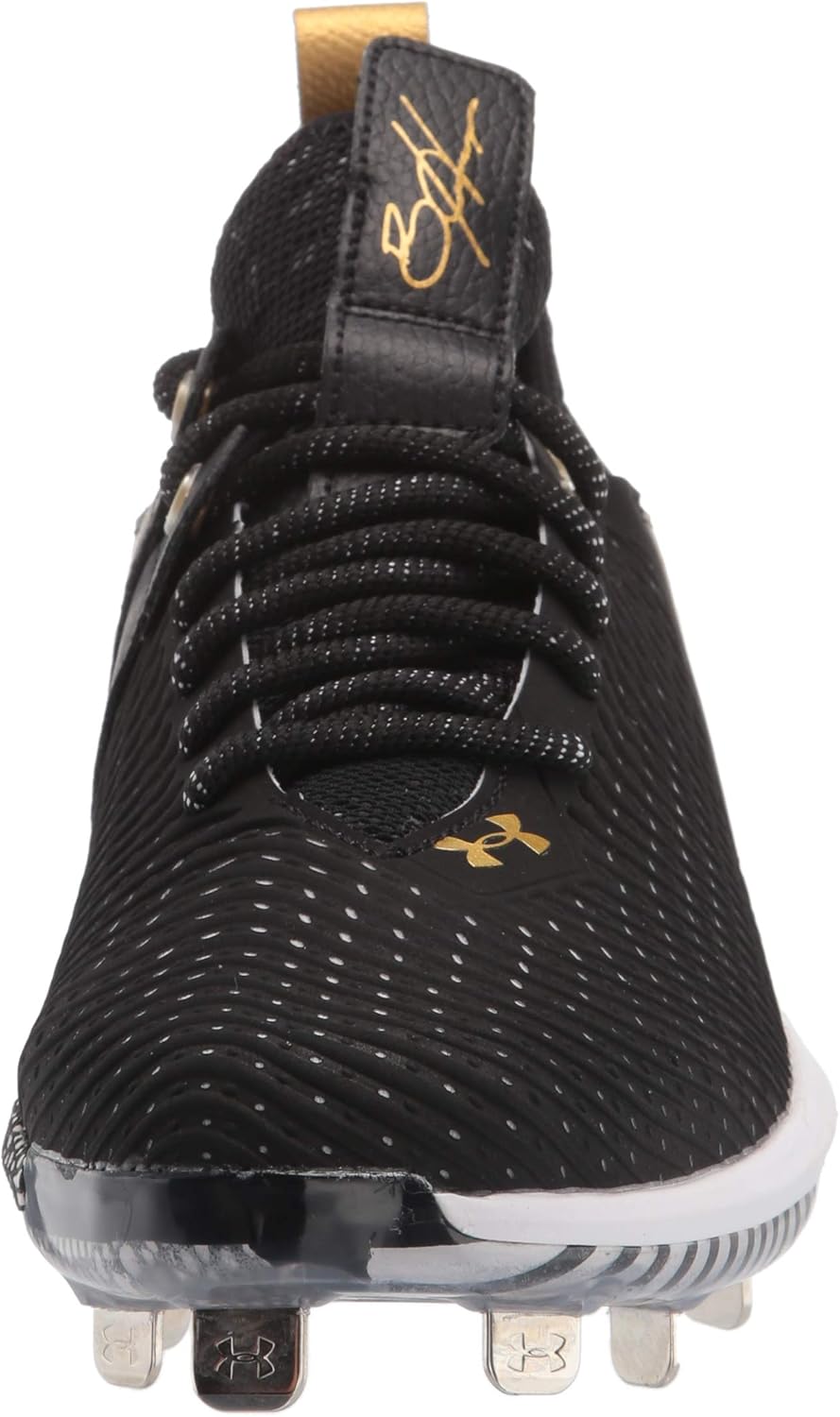 Under Armour мужские бейсбольные кроссовки Harper 5 Low St, Black (002)/Black — фото 2
