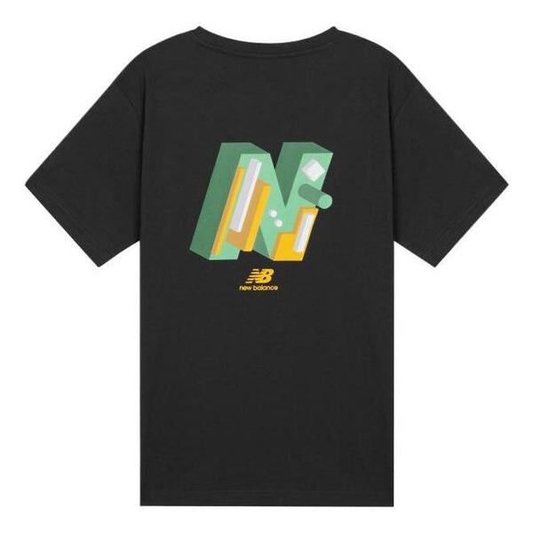 

Футболка классические Футболка с графическим принтом New Balance, черный