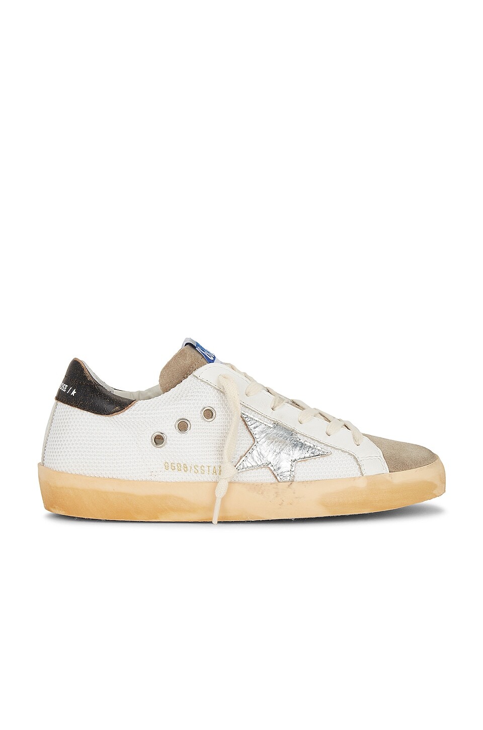 

Кроссовки Golden Goose Super-Star, цвет White, Taupe, Silver, & Black, Белый, Кроссовки Golden Goose Super-Star, цвет White, Taupe, Silver, & Black