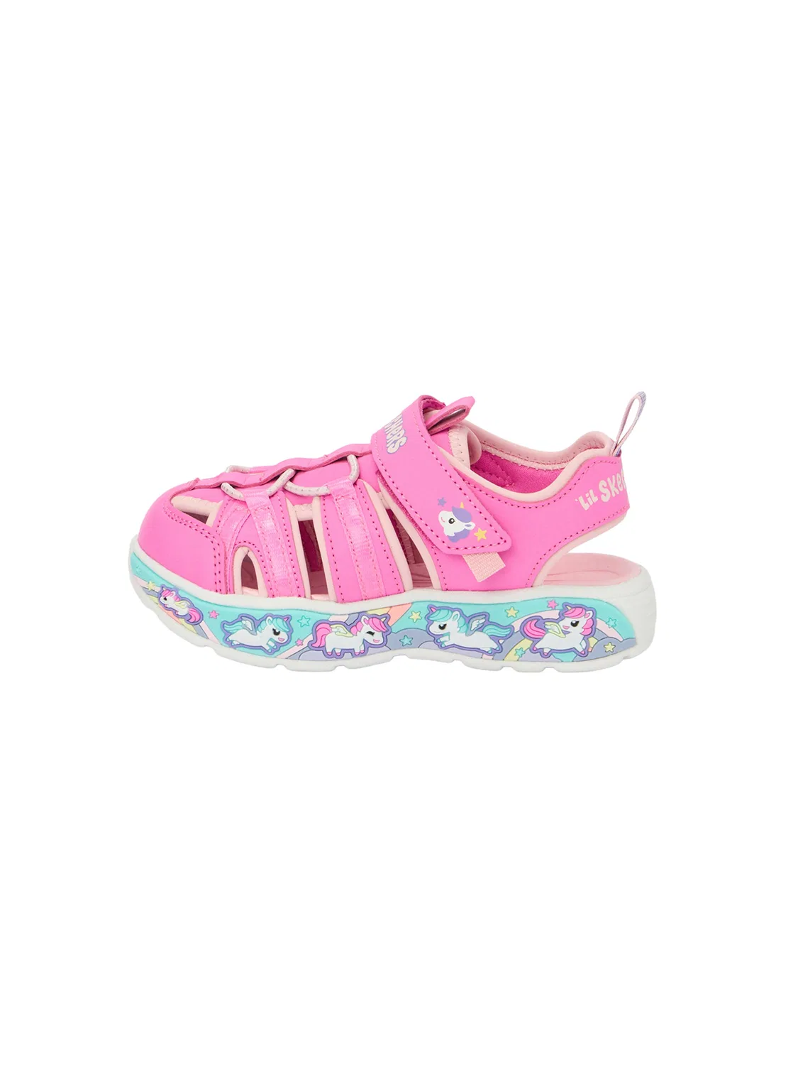Сандалии Skechers PLAY SCENE SPLASH - CUTE CREW светло-розового цвета