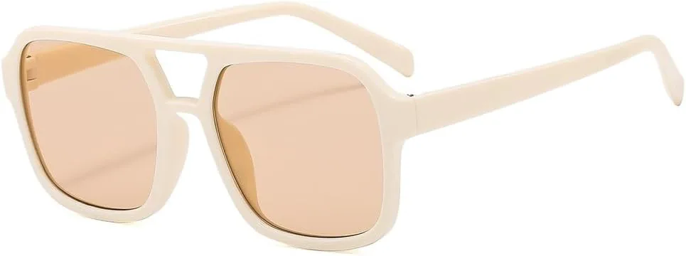 

Солнцезащитные очки для мужчин и женщин с маленькой оправой для активного отдыха на природе, шопинга, отпуска, поездок на работу, вождения Generic, Beige