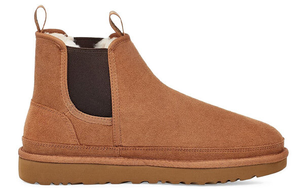 Зимние ботинки мужские Ugg с меховой подкладкой, коричневый — фото 3