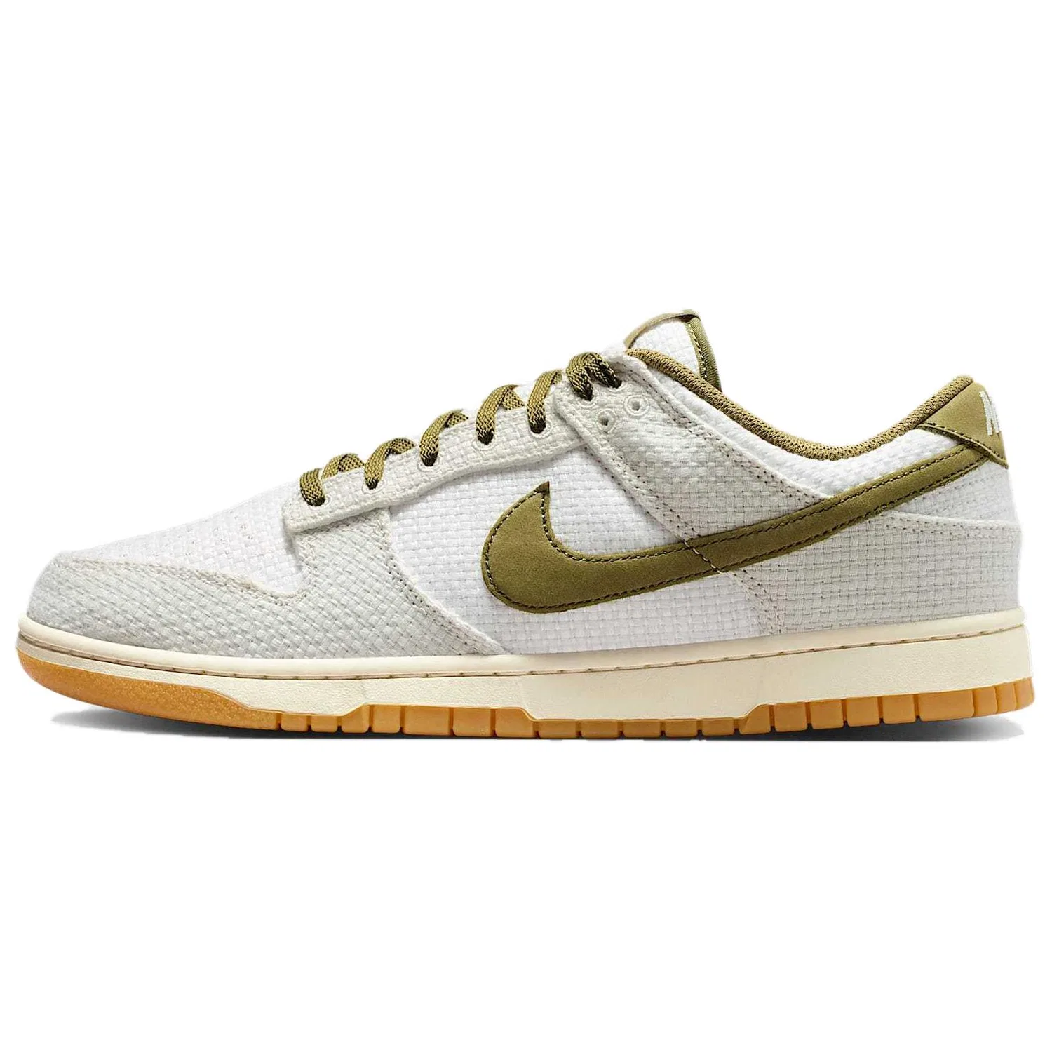 Кроссовки скейтбординг Nike Dunk Low бело-зеленые