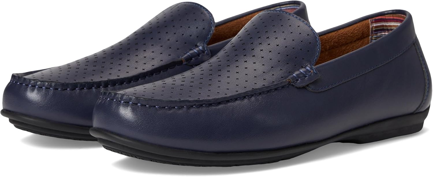 

Мужские мокасины Stacy Adams Conroy с носком-мокто, темно-синий