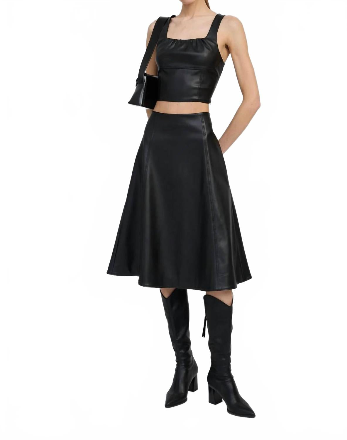 

Нелли Миди юбка в черном цвете En Saison