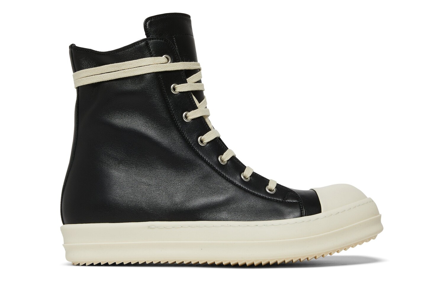 Кожаные туфли Rick Owens Strobe High, черный
