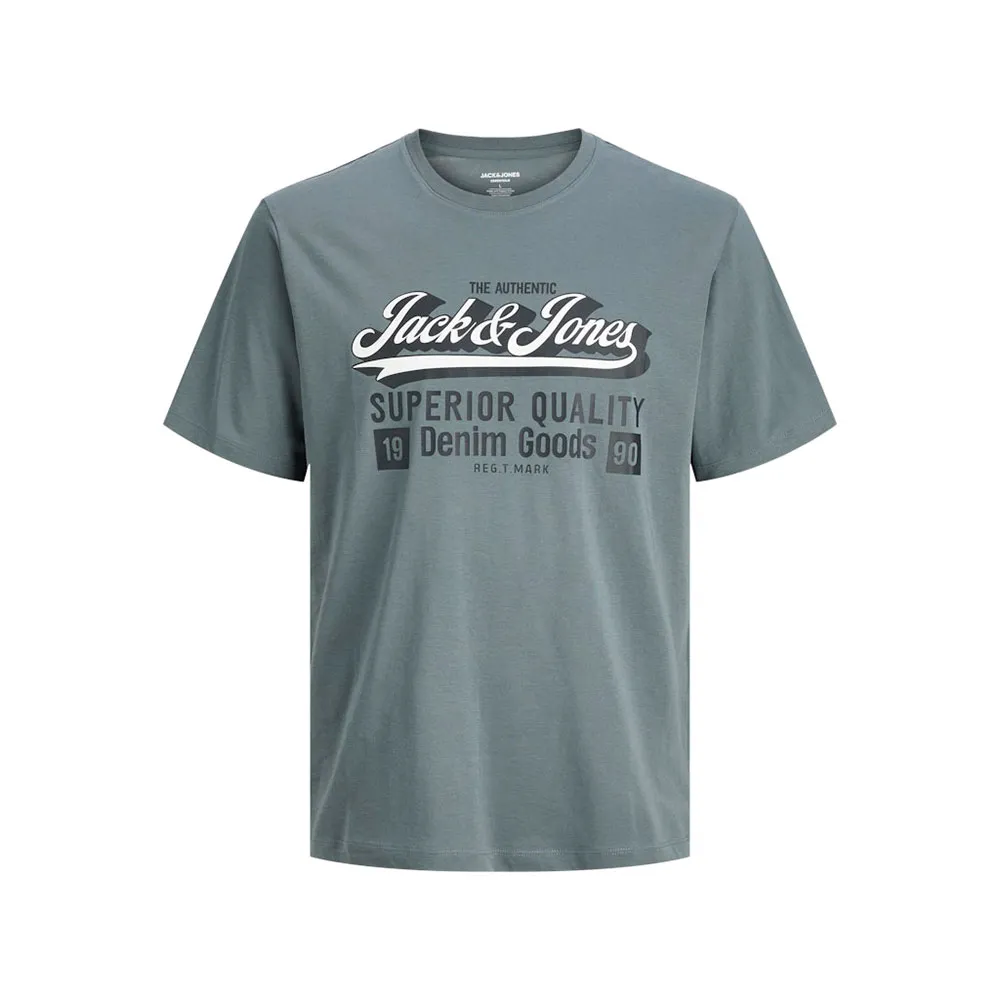

Футболка с коротким рукавом Jack & Jones Logo 2Col Plus Size, серый