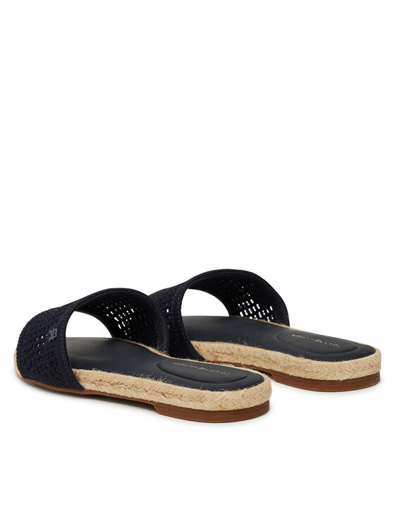 Эспадрильи Knit Mesh Espadrille Flat Sandal FW0FW08744 Tommy Hilfiger, синий — фото 3