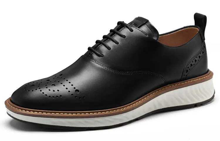 Мужские туфли Ecco Men's Casual Shoes Men Low-Top Black — фото 3