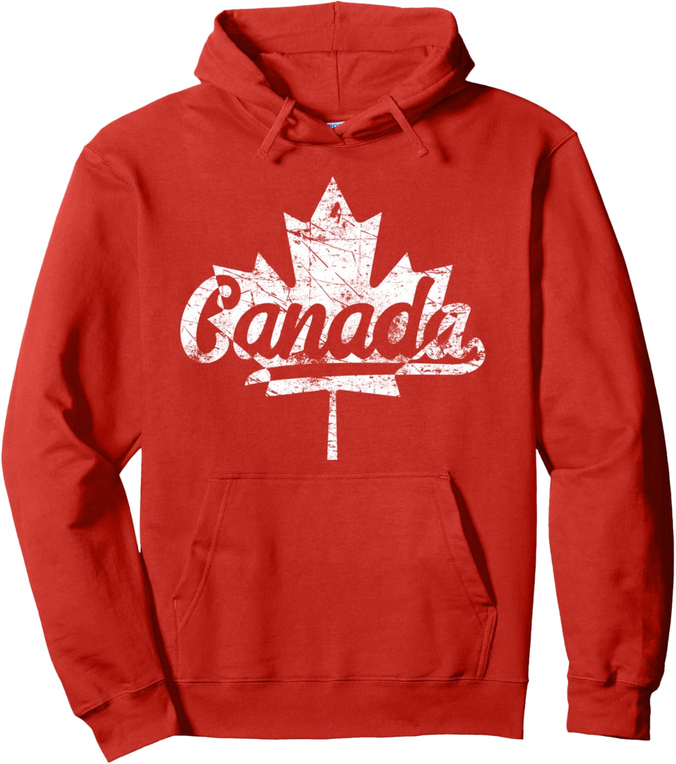 

Винтажная толстовка с изображением флага Канады и кленового листа Канады Canada Gifts & Apparel Co., Ltd., красный