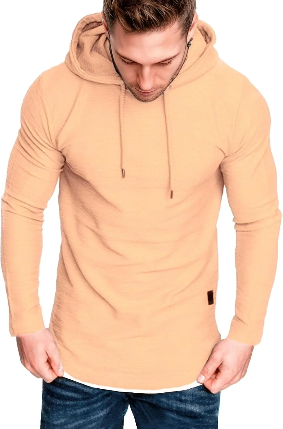 

Мужской спортивный худи легкий с длинным рукавом Kassercny