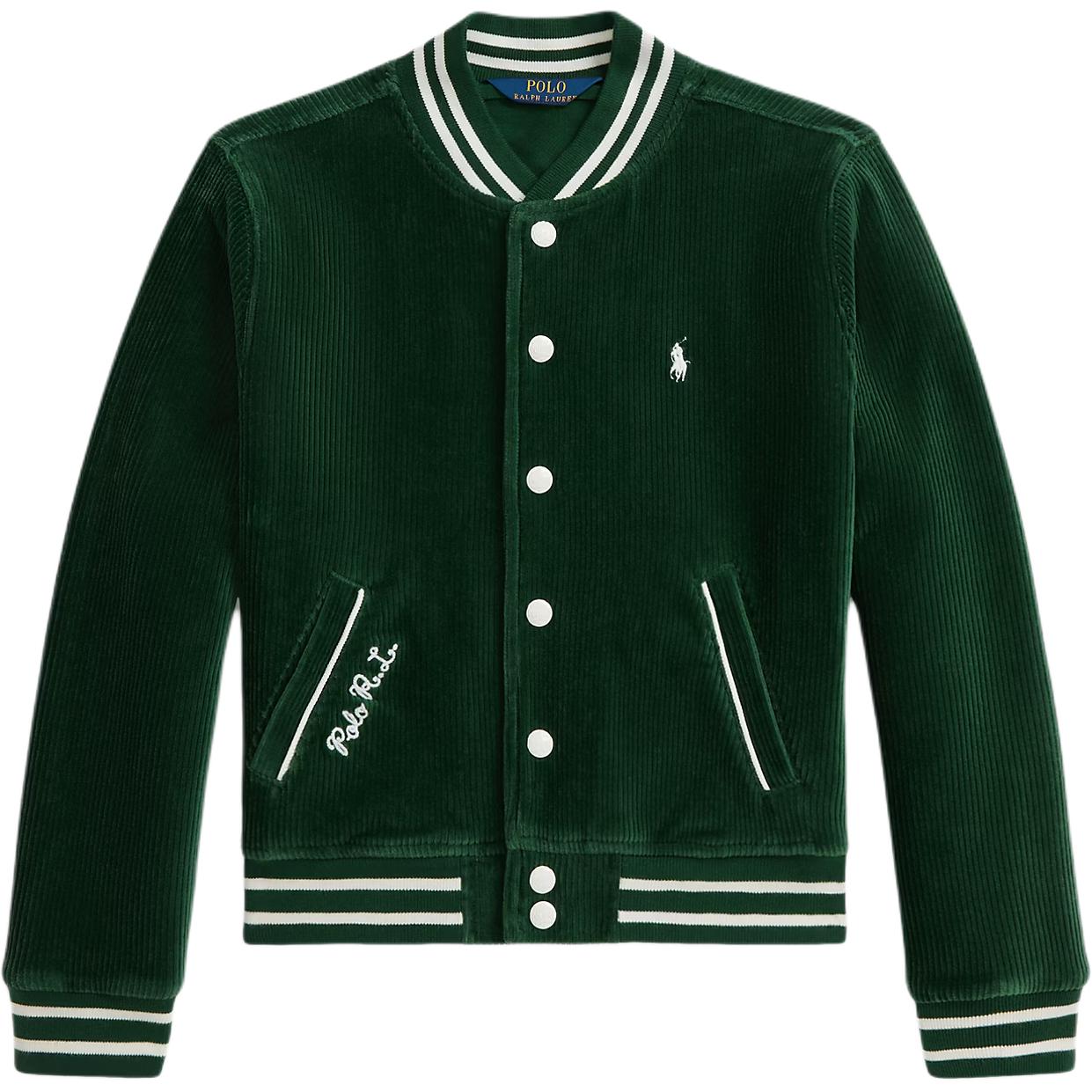 Бейсбольная куртка для подростков Ralph Lauren, зеленый