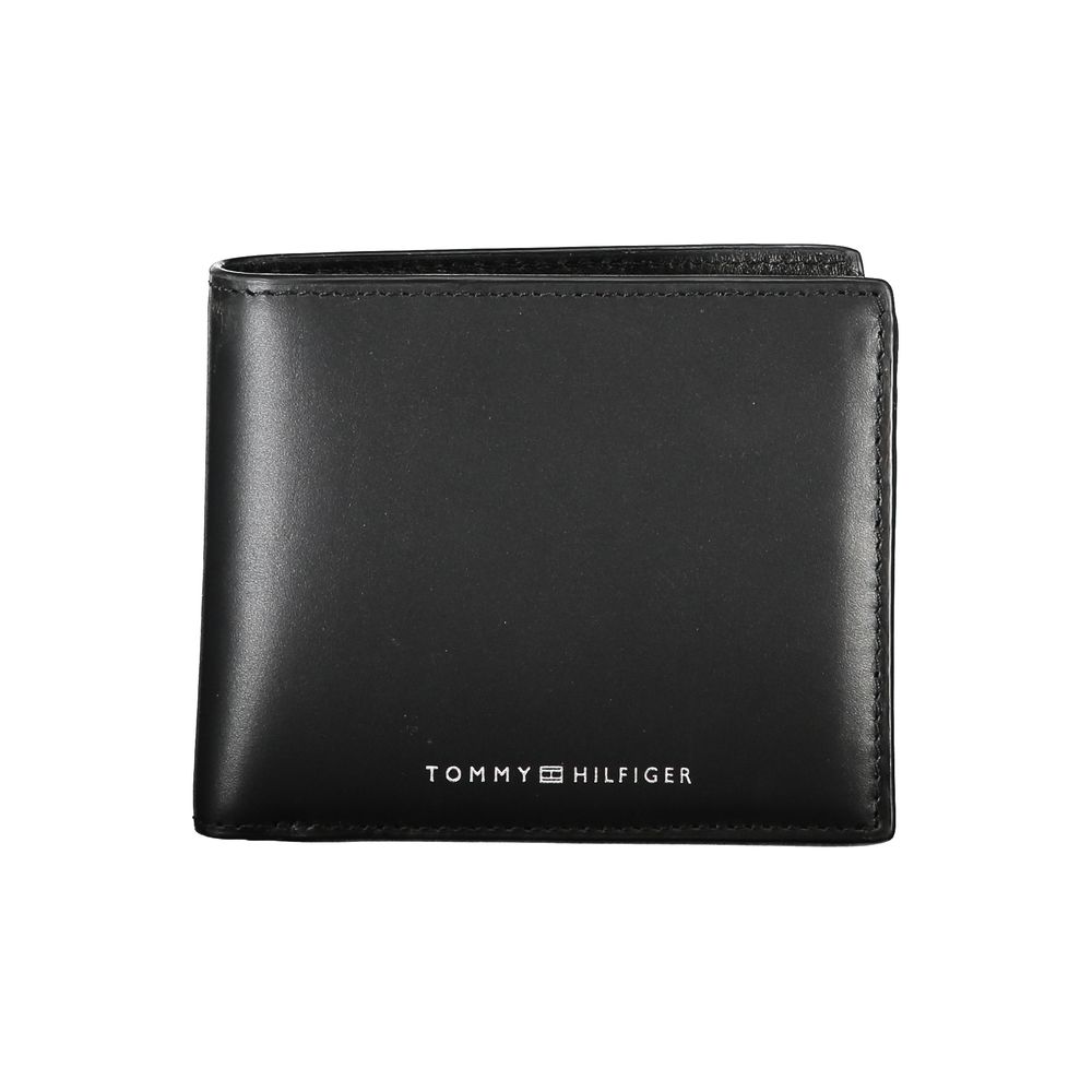 

Мужской кожаный кошелек Tommy Hilfiger, черный