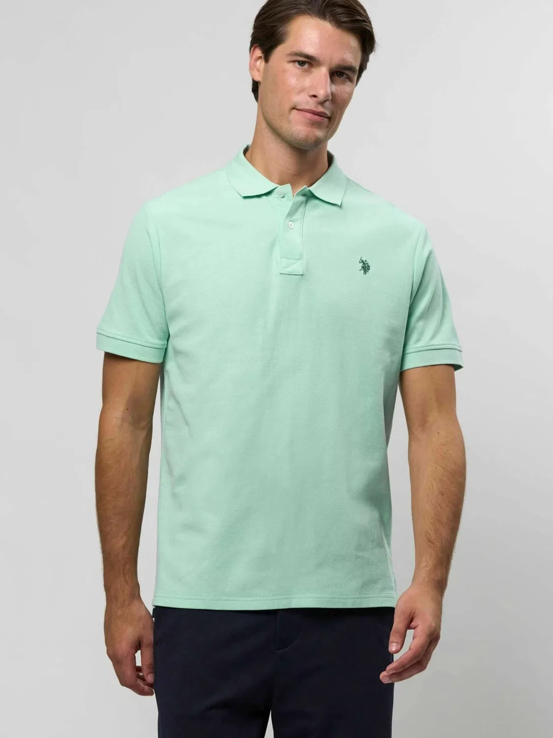 Рубашка на пуговицах стандартного кроя 'UMAlfred' U.S. Polo Assn., White — фото 3