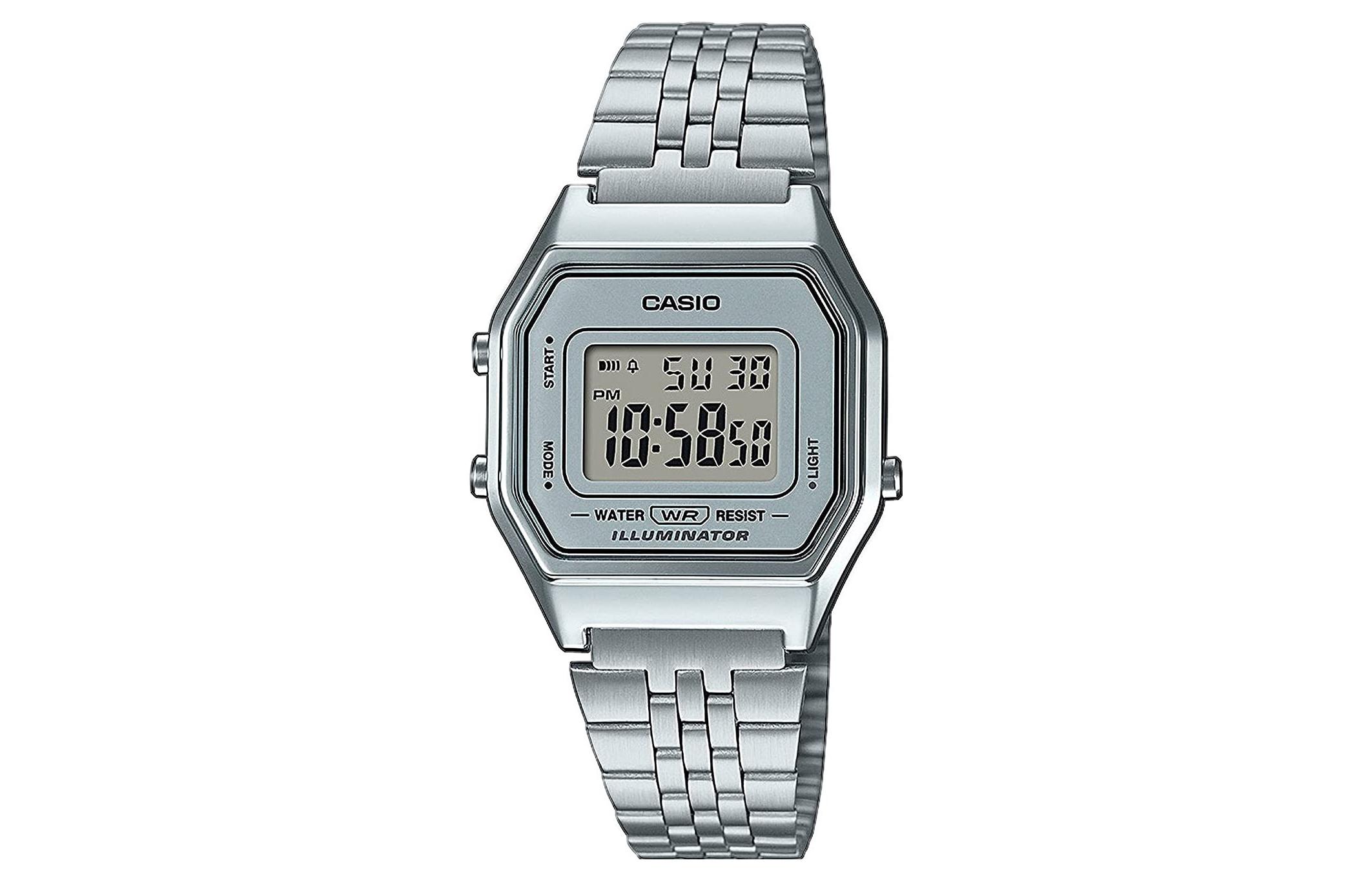 

CASIO Часы Women's Gray Watch LA680WEA-7EF, Silver Dial