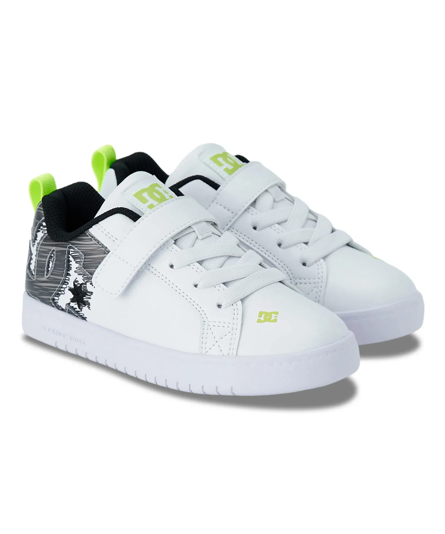 Детские кроссовки DC SHOES Ks COURT GRAFFIK LIT