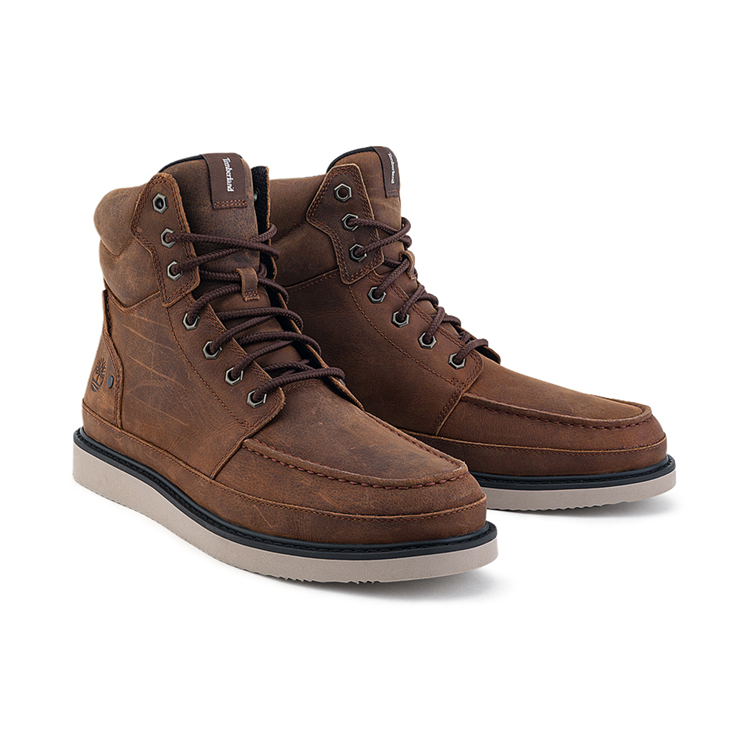 Мужские ботинки Timberland износостойкие короткие, темно-коричневый — фото 2