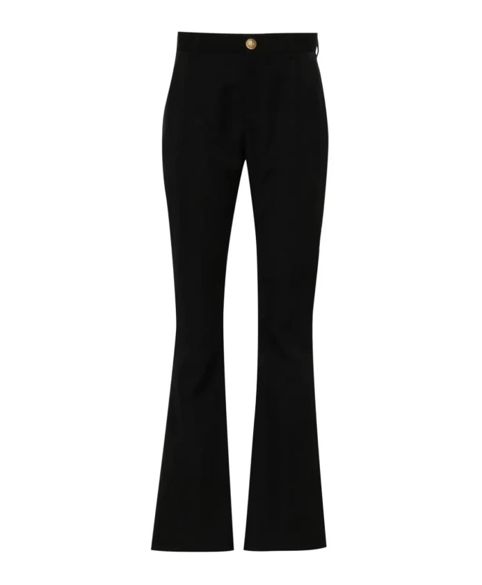 

Широкие брюки Balmain, черный