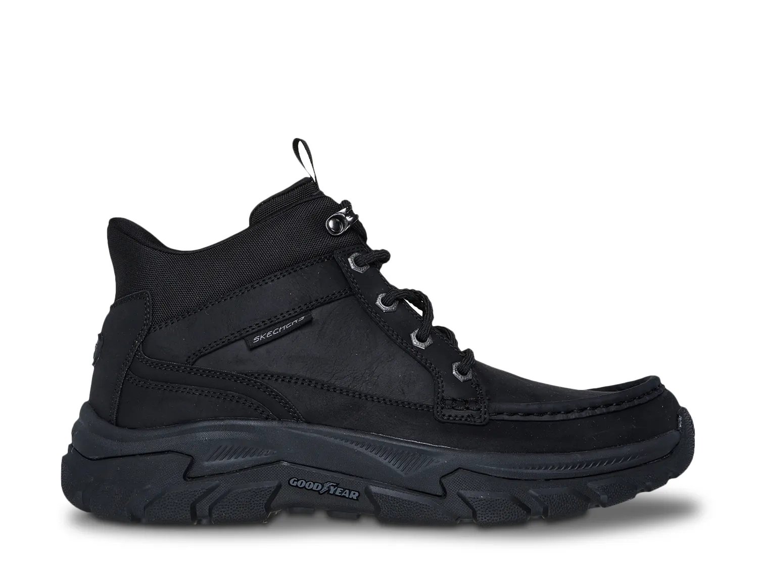 Мужские ботинки Skechers Slip-Ins Relaxed Fit: Respected 2.0 Hagler, цвет черный — фото 3