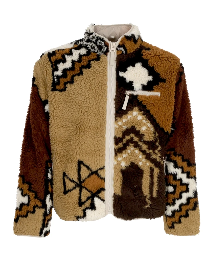 

Марокканский ковер, куртка из шерпы, коричневый, разноцветный Obey, мультиколор