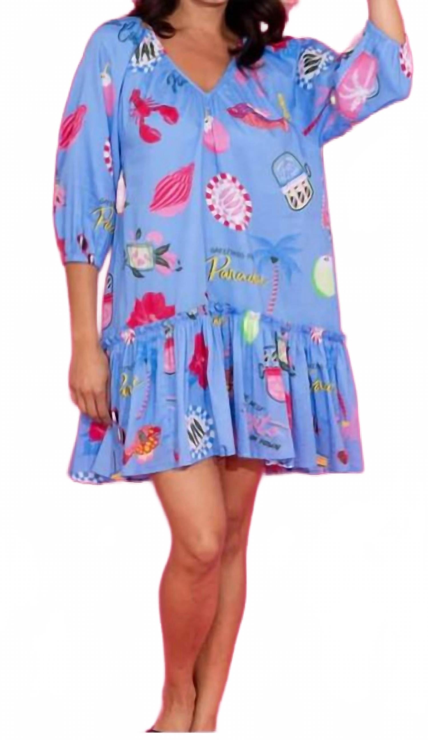 

Платье Lydia в голубом Alden Adair