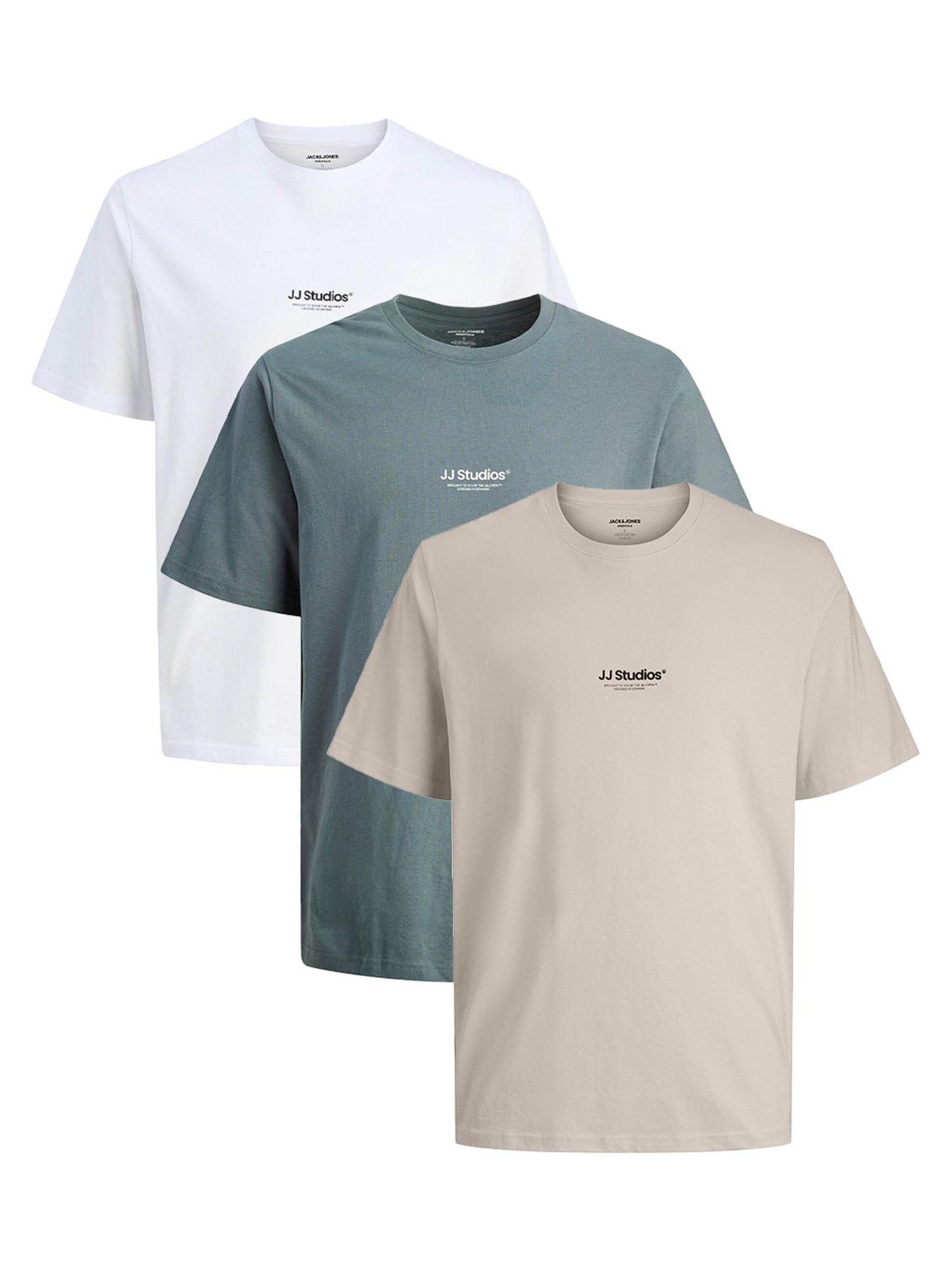 

JACK & JONES Футболка 'Soho' в крапчатом синем цвете