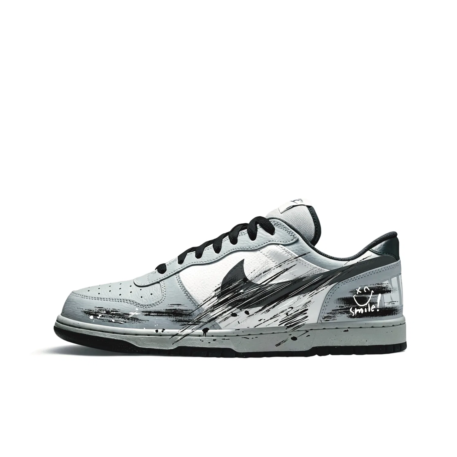 Кроссовки Nike Big Comet Black White Gray — фото 3