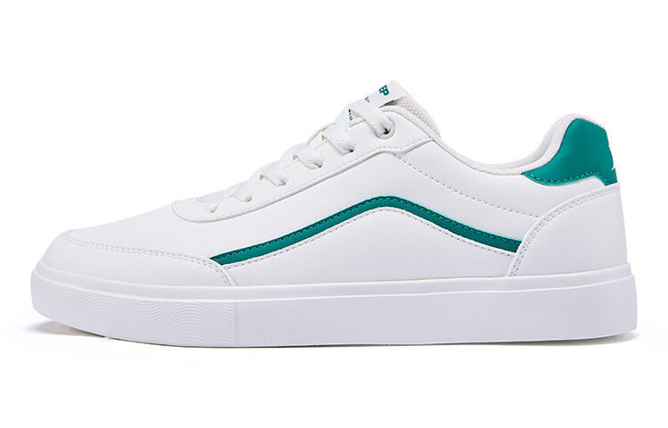 

Кроссовки XTEP Skateboarding Shoes Men Low-top Sail White / Knight Green, белый/зеленый