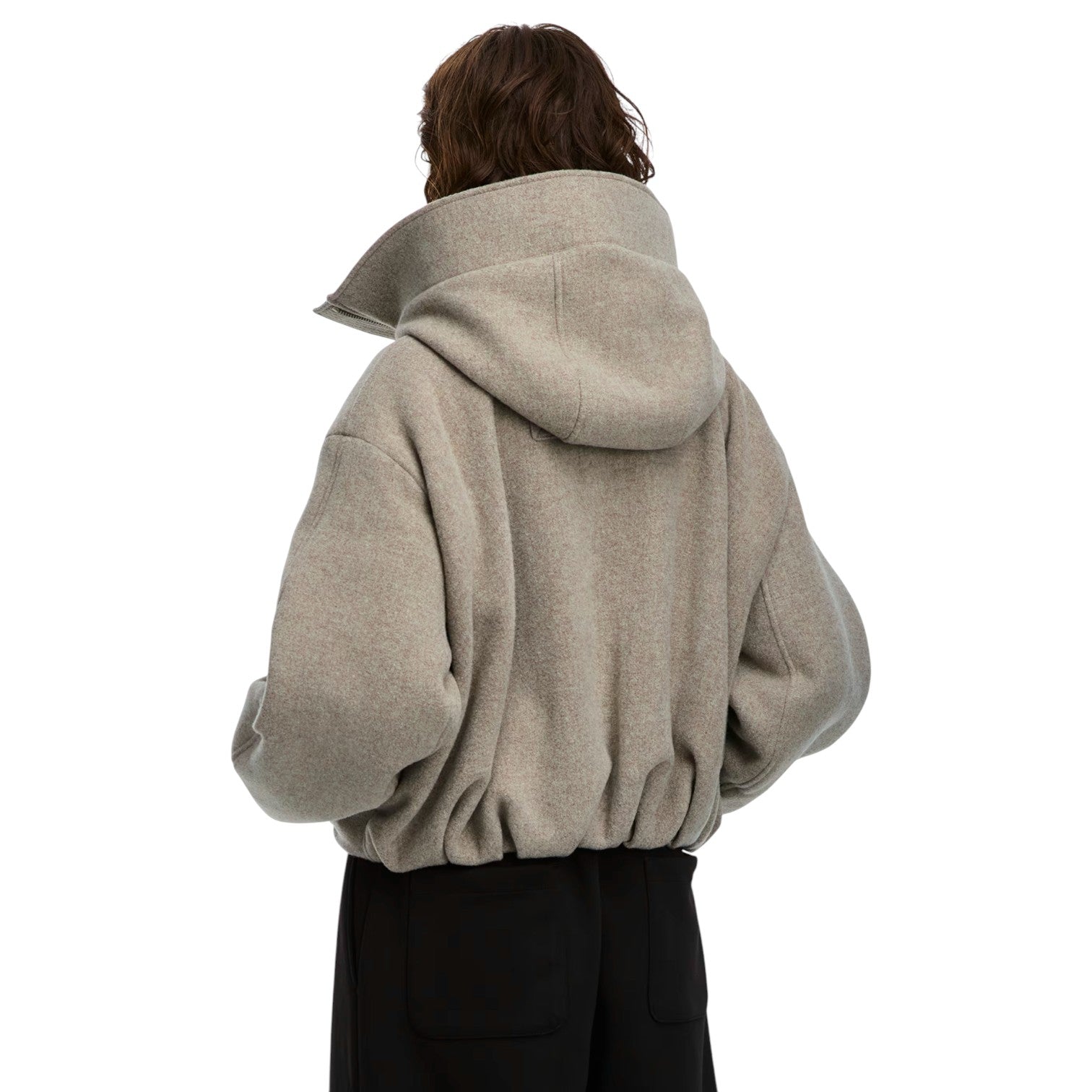 (WMNS) Canada Goose Chilliwack Bomber Wool 'Dark Driftwood Heather' — фото 4