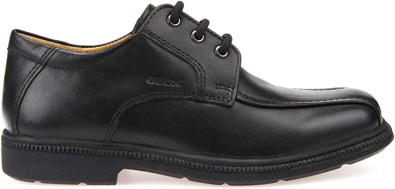 Туфли Geox Boys' Jr Federico H Shoes, Black — фото 2