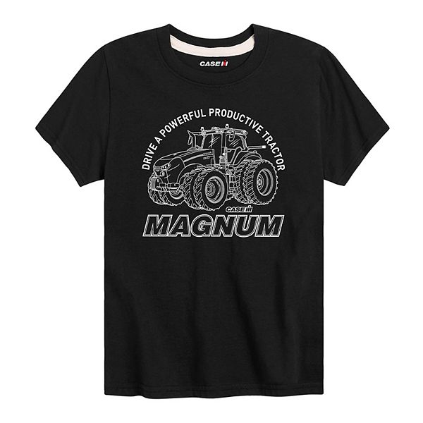 

Футболка с принтом Case IH Magnum Drive для мальчиков 8-20 Licensed Character, Black