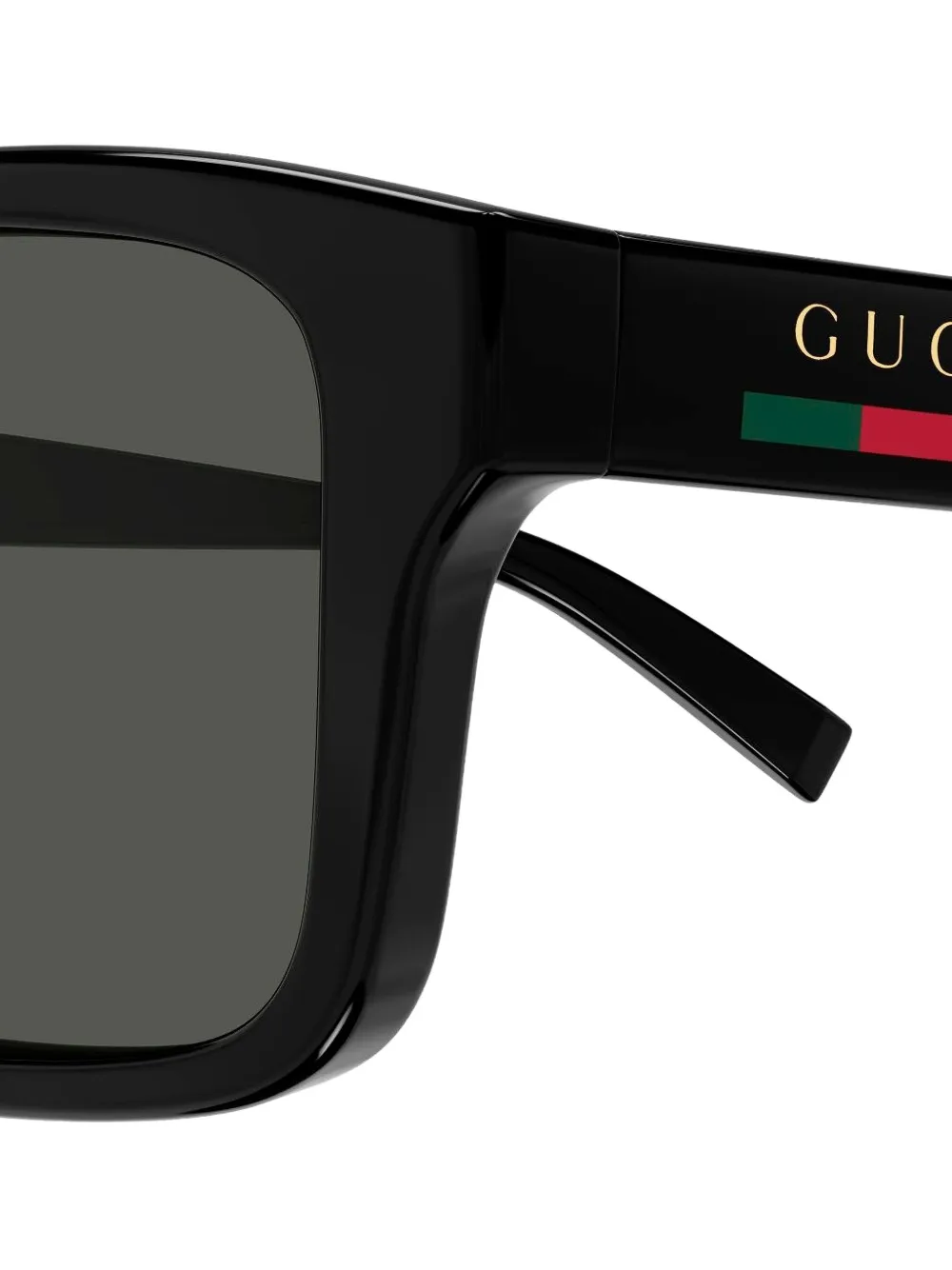 Прямоугольные солнцезащитные очки GG1986SA Gucci, черный — фото 3