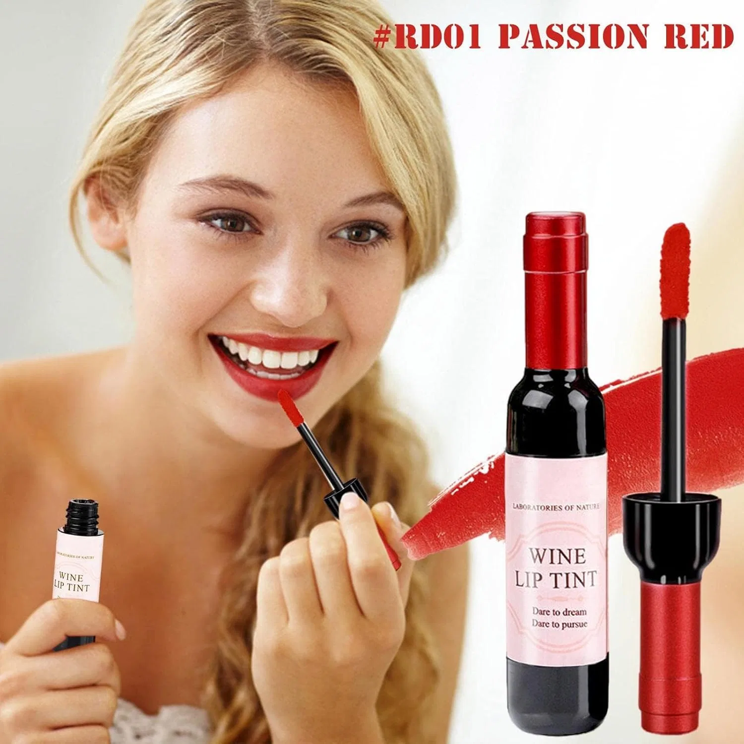 Матовая жидкая помада Wine Lip Tint Cozbumor, 6 цветов — фото 3