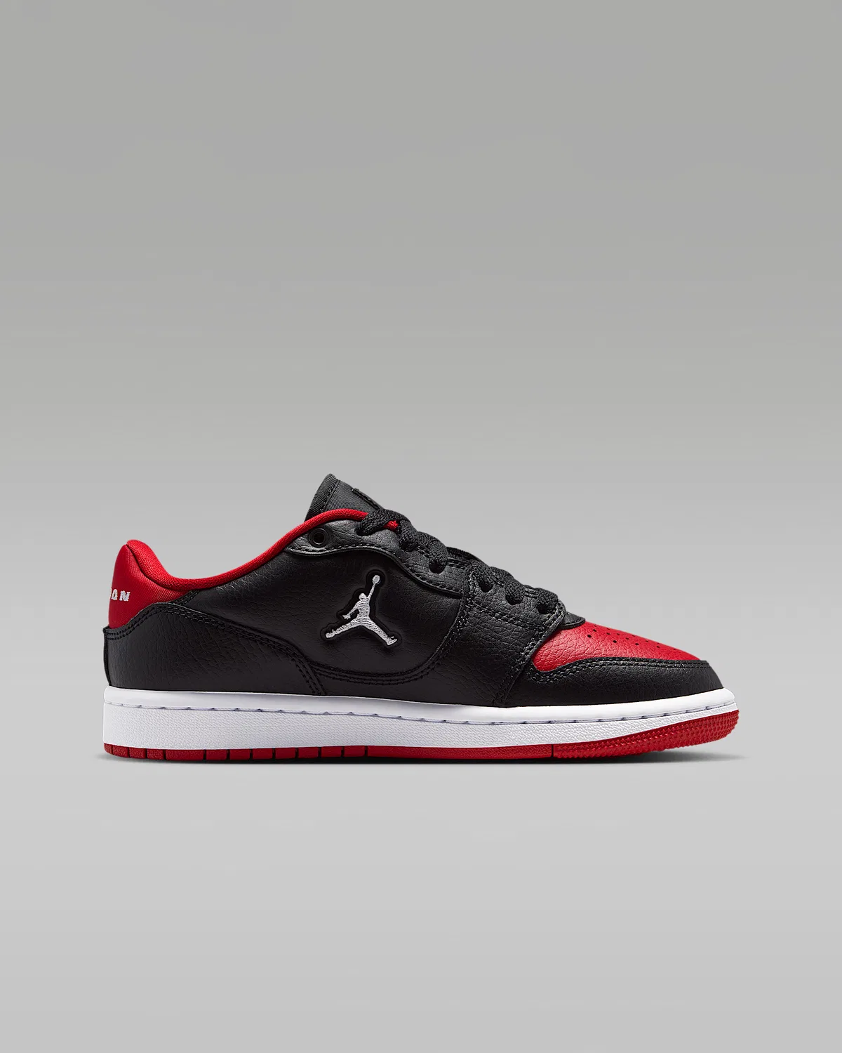 Детские кроссовки Jordan Court Connect Low, Black/Gym Red/White — фото 3