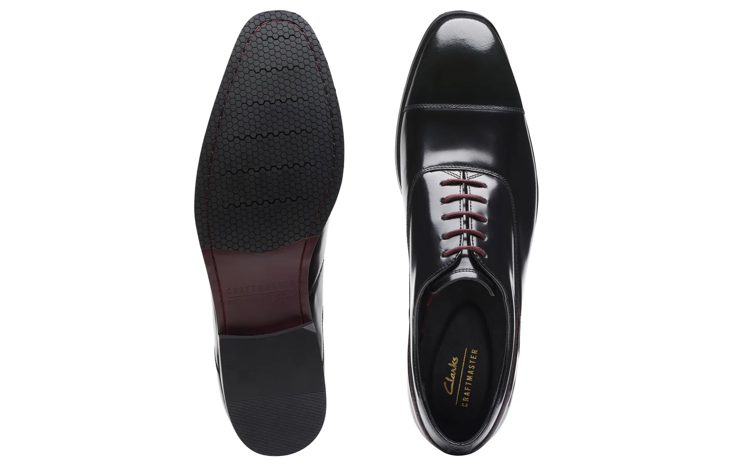 Clarks Туфли мужские черные из натуральной кожи — фото 4