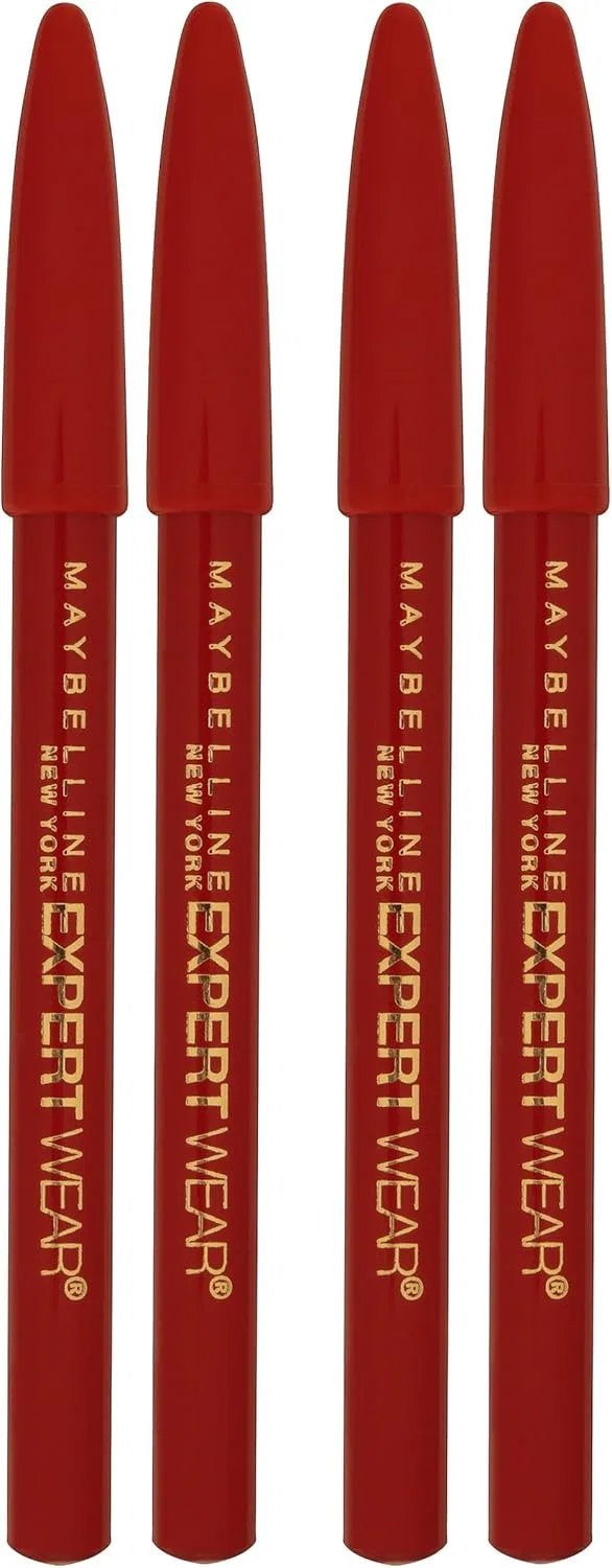 Карандаш для бровей и глаз Maybelline New York Expert Wear Twin, Velvet Black, 2 шт. (всего 4 карандаша) — фото 2