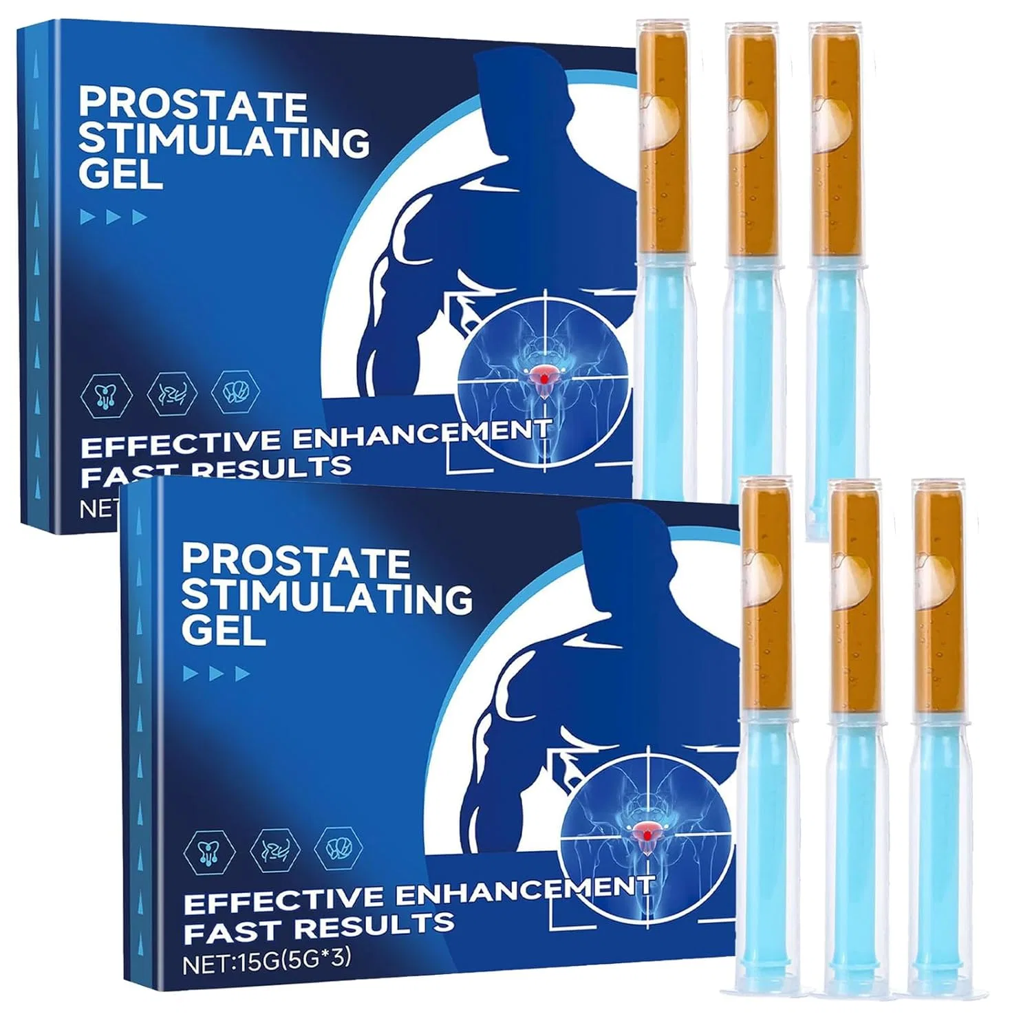 Гель Vitality Gel для мужчин Generisch, 2 Pieces.