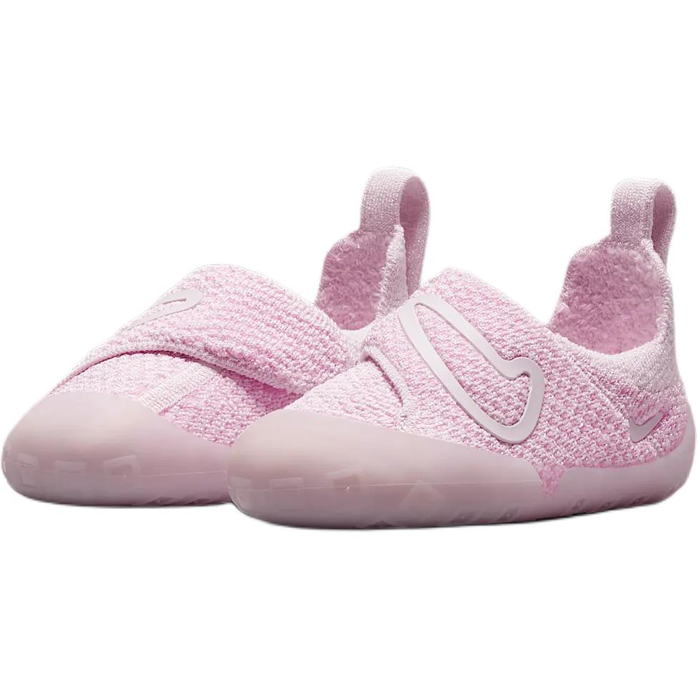 Кроссовки Swoosh 1 устойчивые к истиранию низкие для малышей Nike, розовый — фото 3