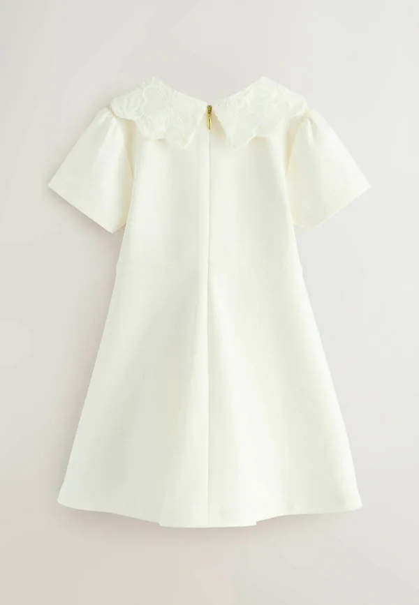 Платье-Рубашка из ткани понте с воротником стандартного кроя Baker By Ted Baker, Cream — фото 2