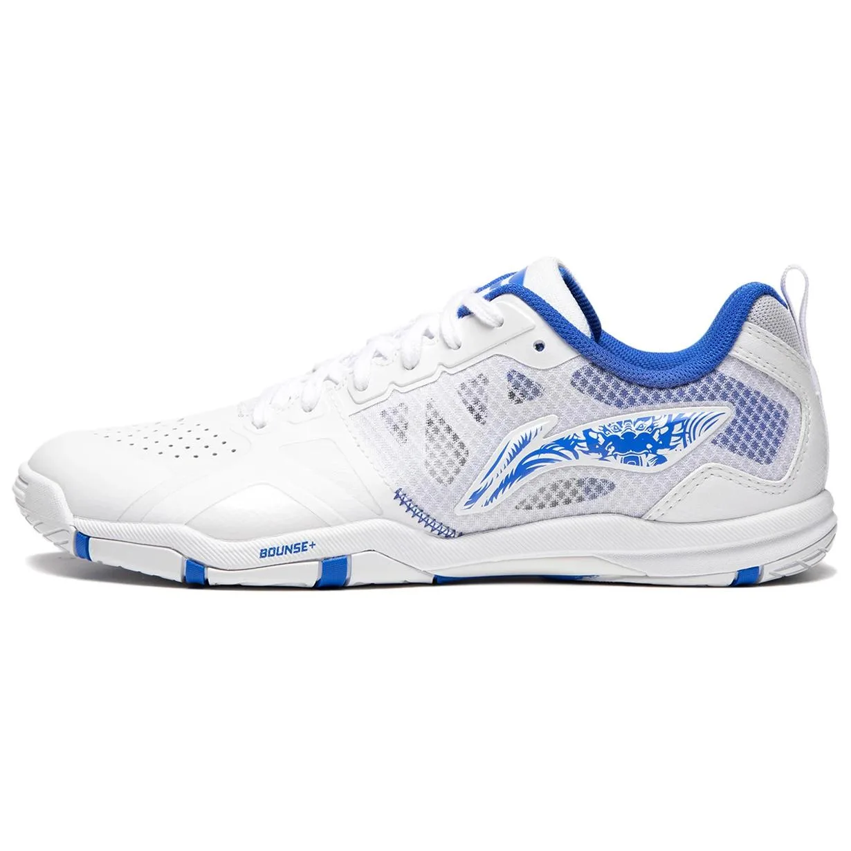 Кроссовки для настольного тенниса Li-Ning Hawkeye 2.0 PRO Slip Resistant Abrasion Resistant Low top Unisex White Blue