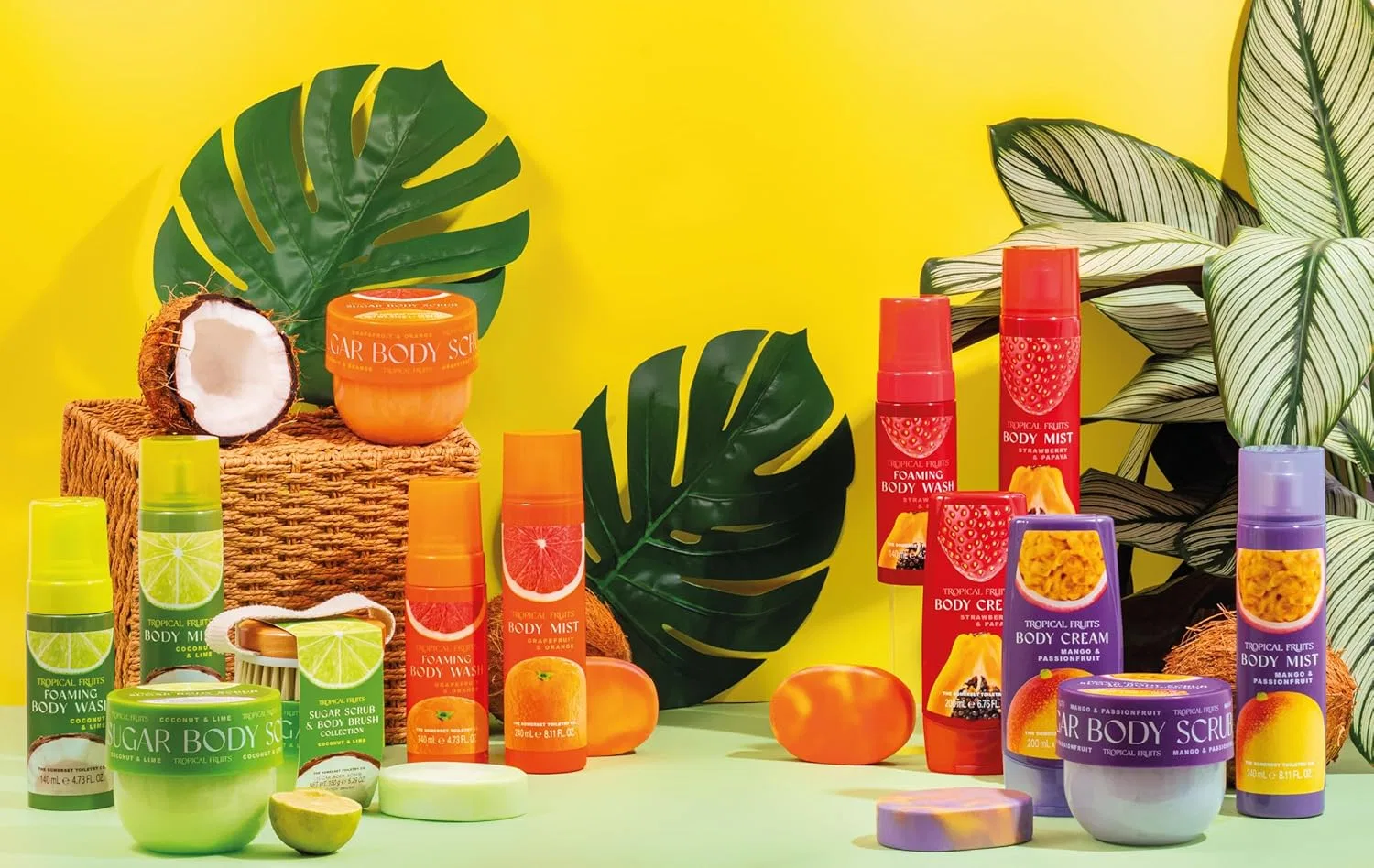 Спрей для тела Tropical Fruits с ароматом клубники и папайи 240 мл The Somerset Toiletry Company Limited — фото 4