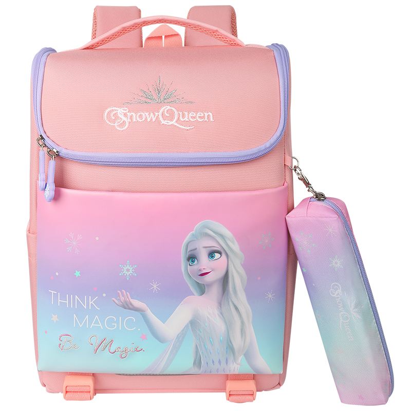 

Disney Детский рюкзак из полиэстера серии Frozen разноцветный, Ice and Snow Gradient Orange [Includes Matching Pen Pouches]