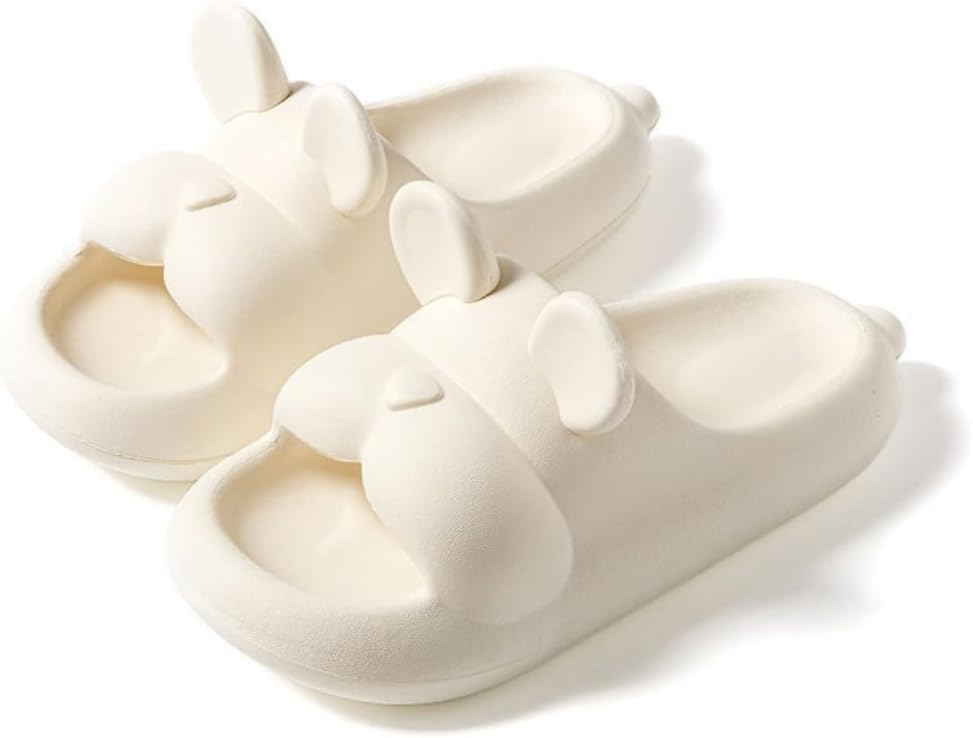 Милые шлепанцы-зайчики Albiva, белый — фото 3