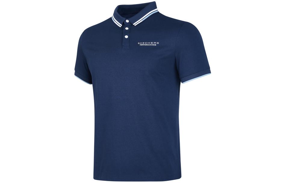 

Футболка поло мужская Marine Collegiate Blue Skechers, Marine Collegiate Blue/02MZ